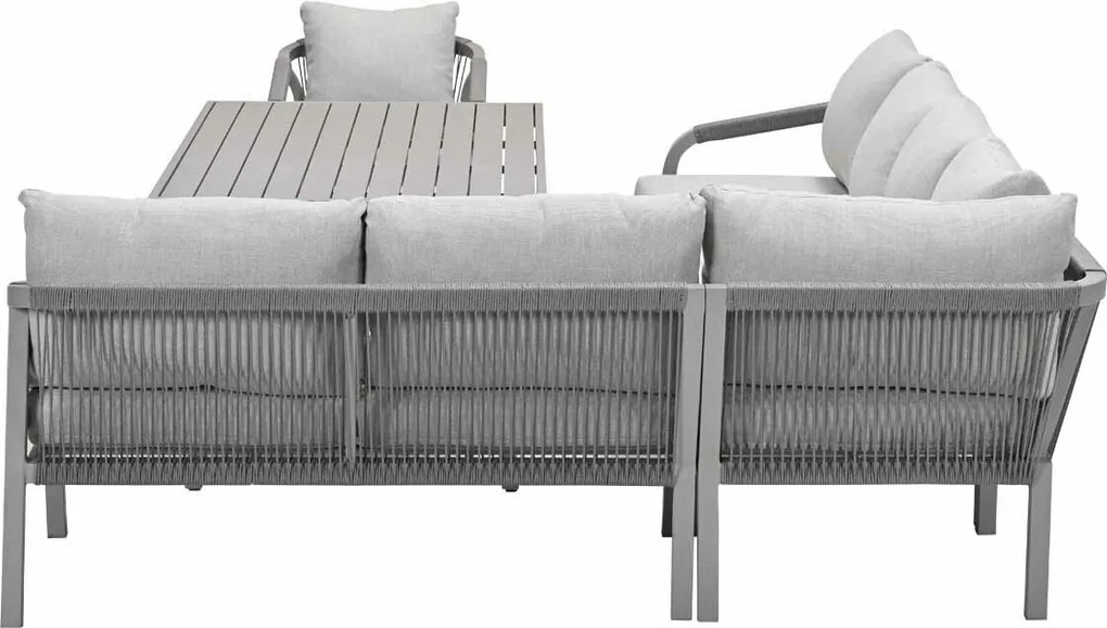 Garden Impressions Tarera lounge dining set 6-delig incl stoel - taupe