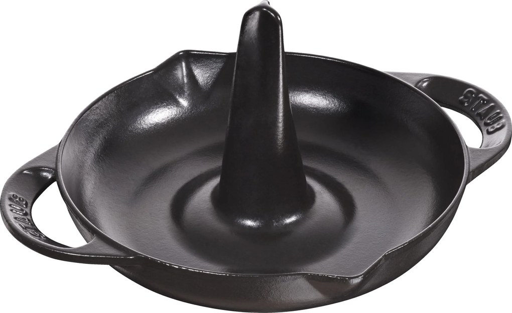Staub Specialities Kippenbrader 24 cm, Zwart - Specialities - Staub