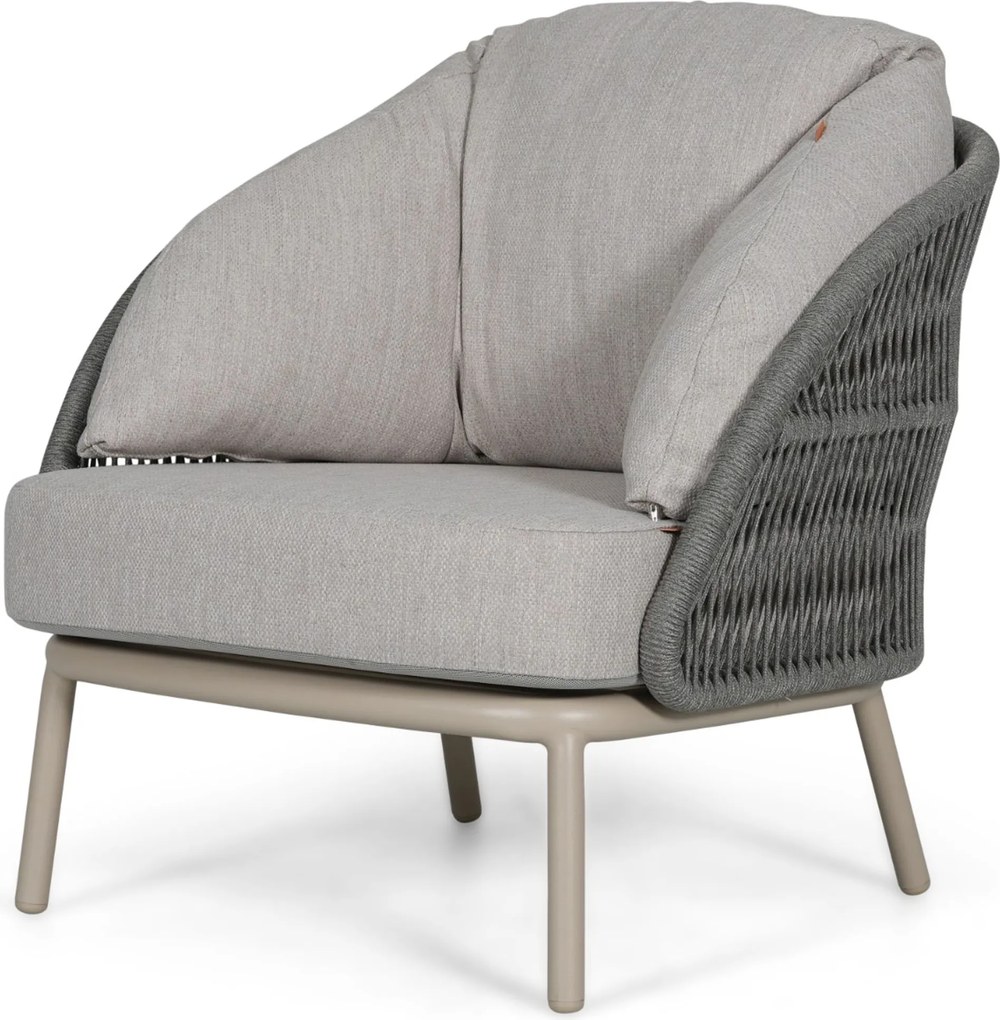 Stoel en Bank Loungeset 5 personen Rope Zand/Beige  Santika Furniture Santika