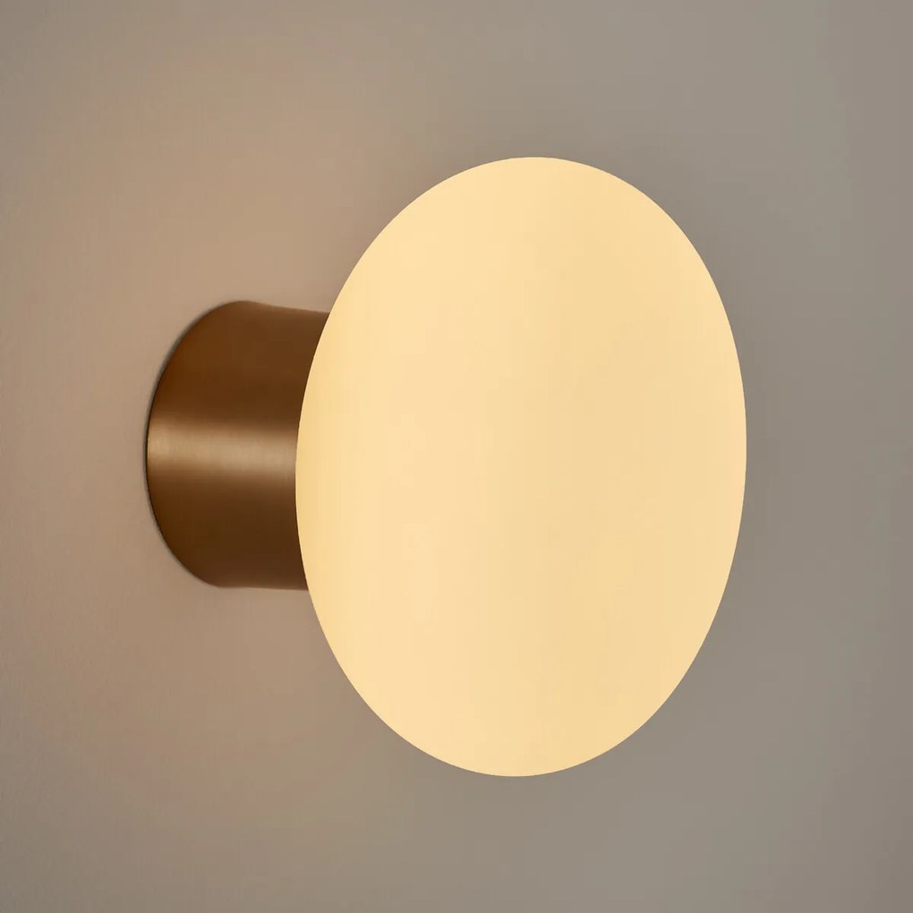 Plafond wandlamp opaline, groot model, Faith