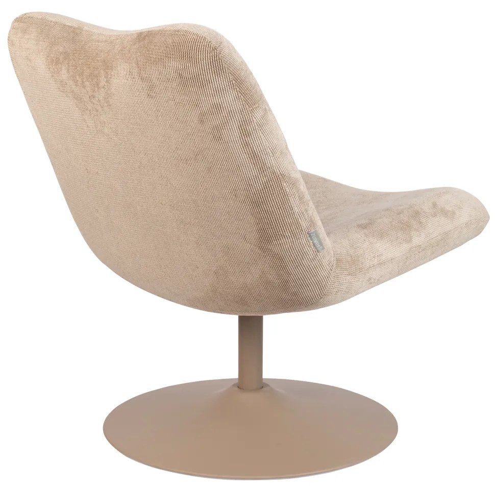 Zuiver Bubba Beige Draaifauteuil Retro Design