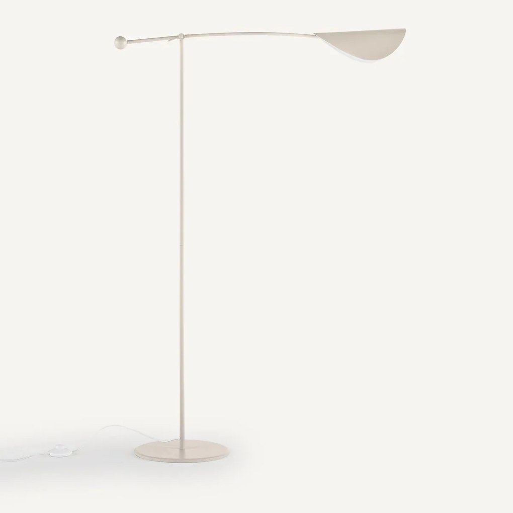 Leeslamp in grijs metaal, Funambule