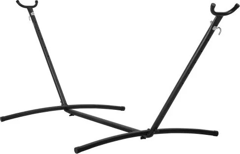 VEVOR draagbare hangmatstandaard, draagvermogen 204 kg, stalen hangmatstandaard voor 2 personen, robuust verstelbaar haakhangmatframe voor hangmatten van 3,0-4,9 m, ruimtebesparend met draagtas voor gebruik buiten of binnen