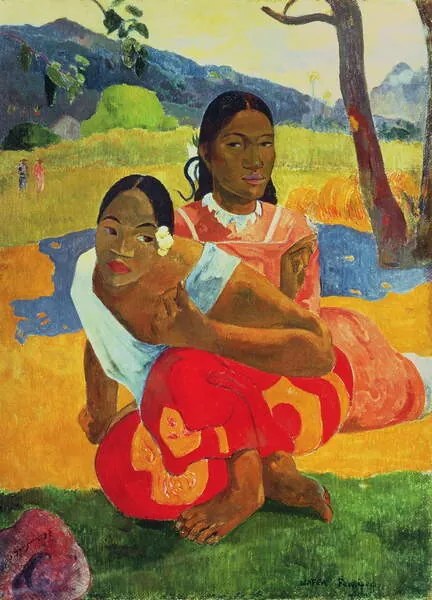 Kunstreproductie Nafea Faaipoipo (When are you Getting Married?), 1892, Gauguin, Paul