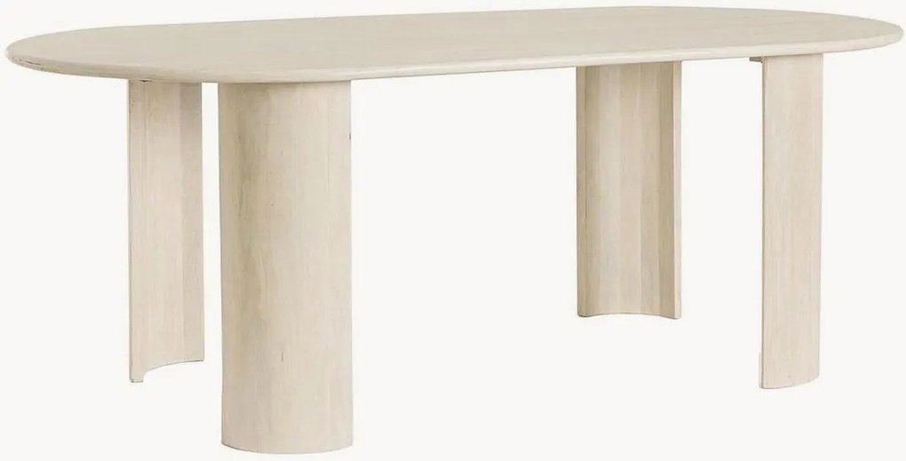 Ovale eettafel Orlando van mangohout