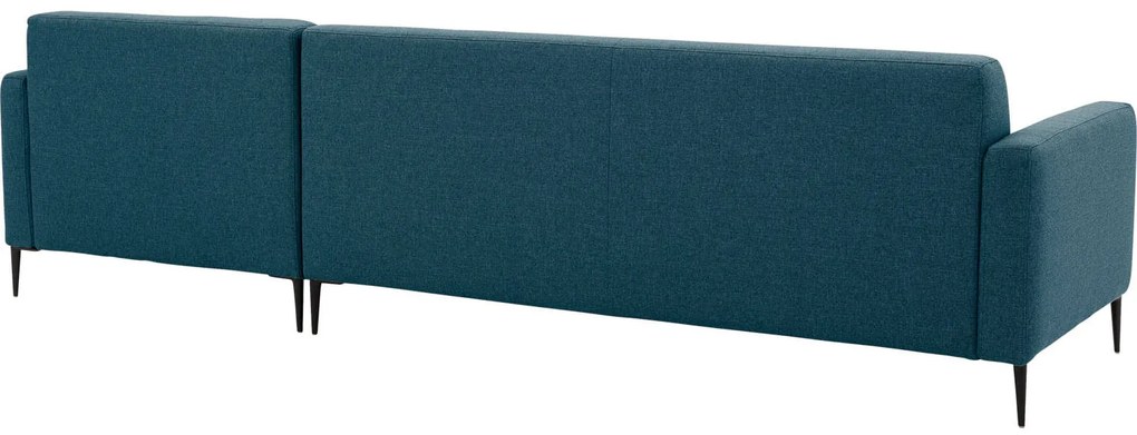 Goossens  Key West blauw, stof, 3-zits, modern design