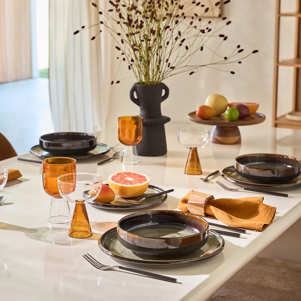 Set van 4 kommen van borosilicaatglas, Tolla