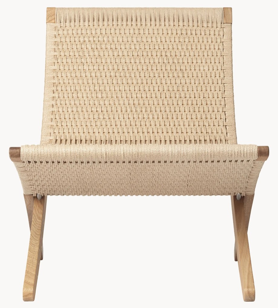Inklapbare loungefauteuil MG501 Cuba met papieren koord