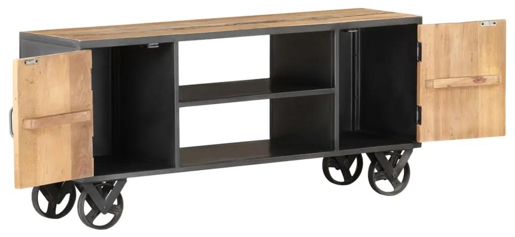 vidaXL Tv-meubel 110x30x49 cm massief gerecycled hout