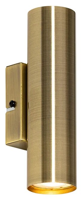 Moderne wandlamp brons 2-lichts - Jeana