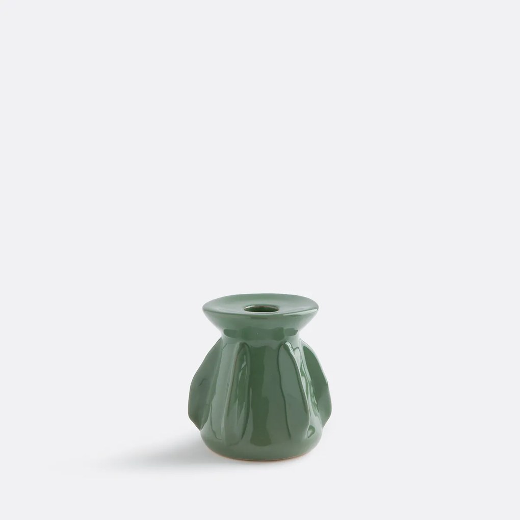 Keramische kandelaar H9,5 cm Ilia