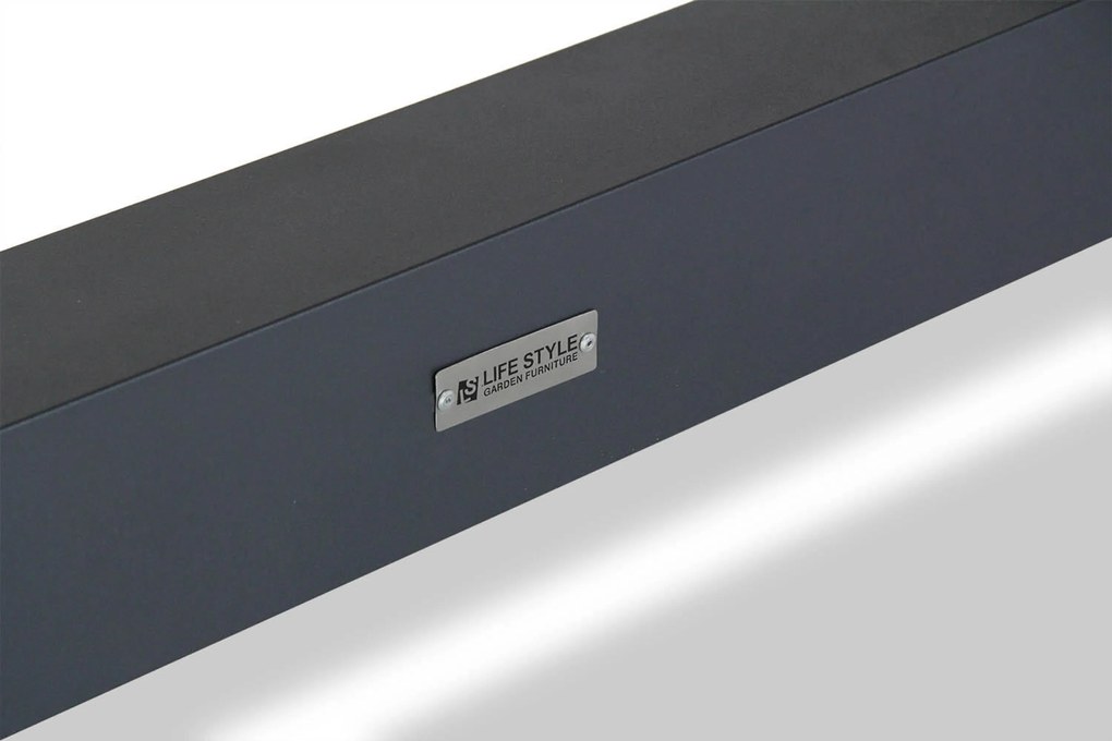 Dining Tuintafel rechthoekig 330 x 100 cm Grijs Trente