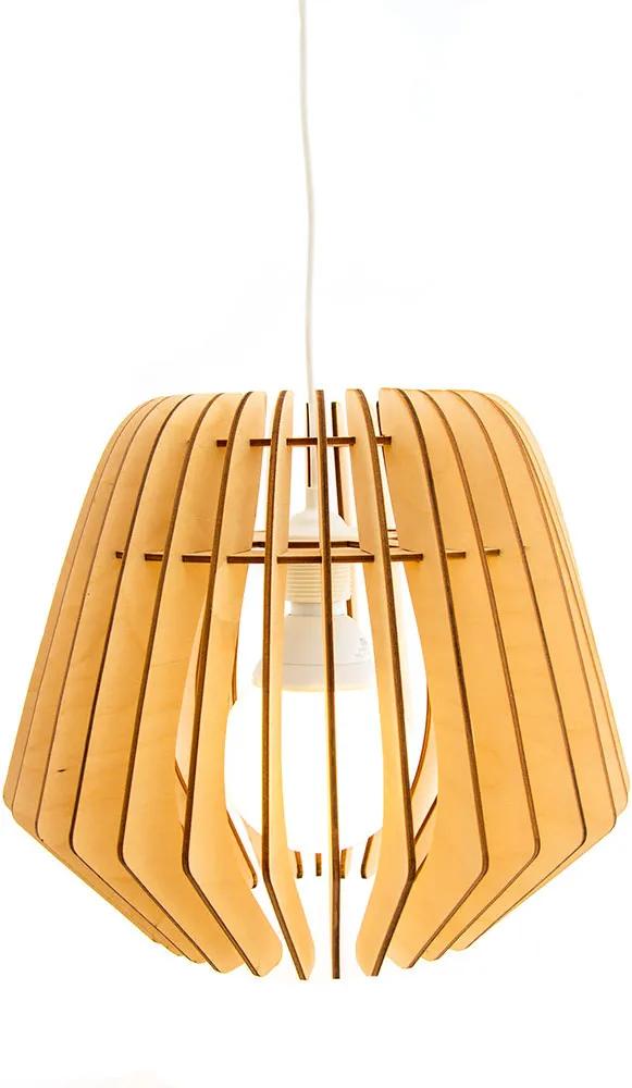 Bomerango Original Naturel - Hanglamp - Medium Ø 37 cm - Koordset wit - Hanglampen - Tafellamp - Vloerlamp - Scandinavisch design