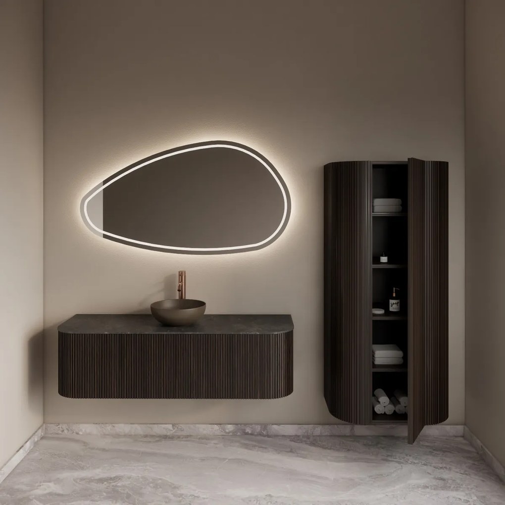 Gliss Design Alluro kolomkast 160cm ebony