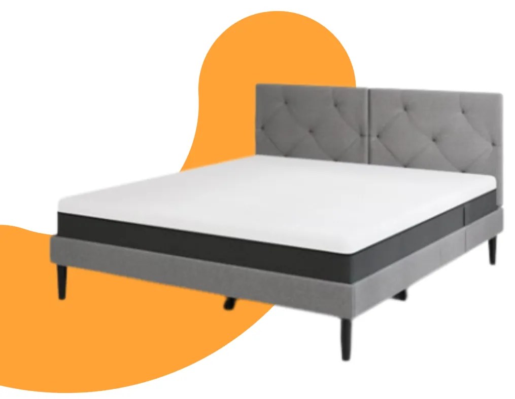 Emma Original Bed - 200x200 cm - Donker grijs