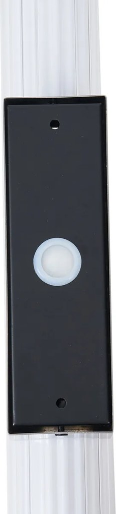 Retro wandlamp gunmetal 80.4cm incl. LED IP44 - Coco