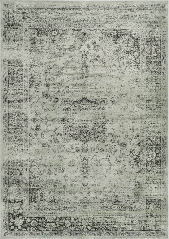 Safavieh | Vintage vloerkleed Sasha 67 x 240 cm grijs, groen vloerkleden viscose, katoen, polyester vloerkleden & woontextiel vloerkleden