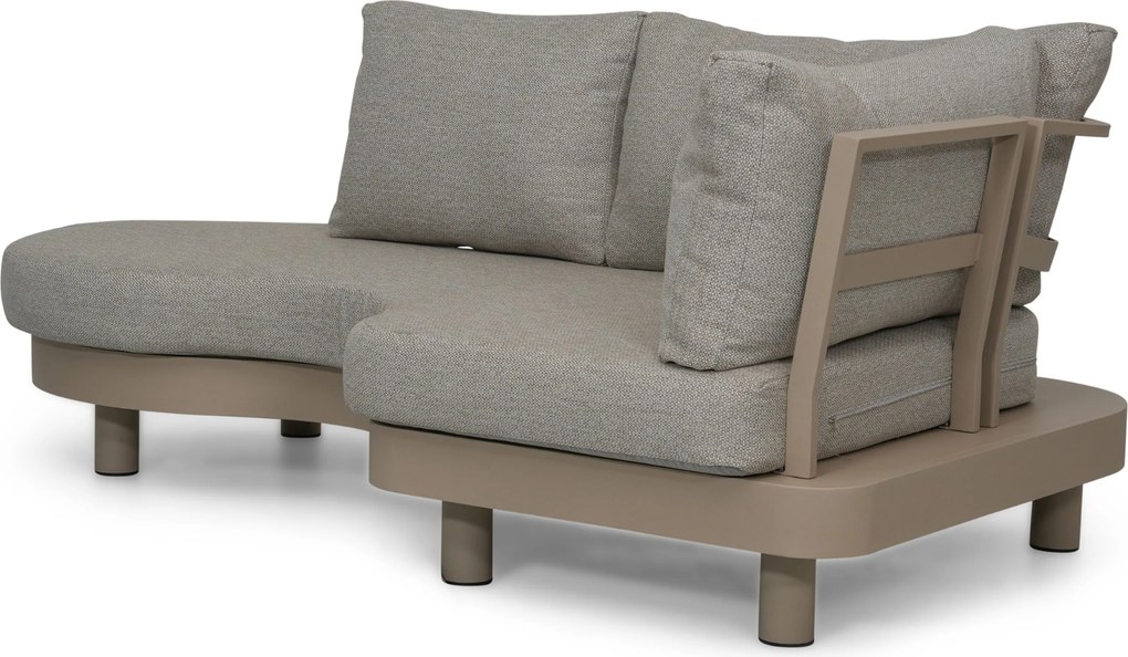 Loungeset tuin 10 personen Aluminium Zand/Beige  Lifestyle Garden Furniture Organio/Elanio