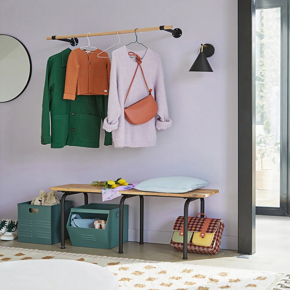 Richtbare wandlamp in in metaal, Hiba