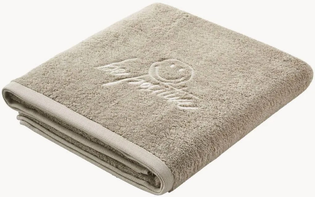 Katoenen badstof handdoek Be Positive