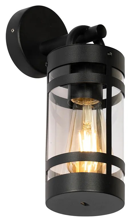 Smart buiten wandlamp zwart IP44 incl. Wifi A60 - Ruben