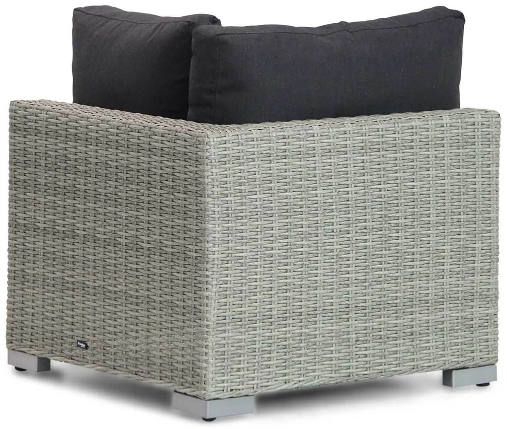 Garden Collections Cuba Hoek Module New Grey Wicker Grijs