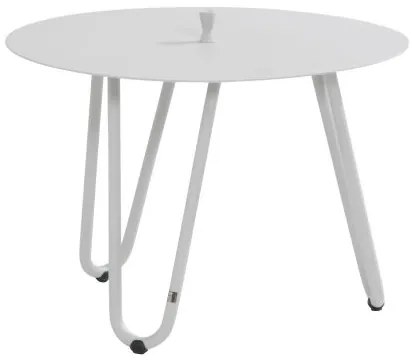 4 Seasons Outdoor | cool sidetable Ø 60 cm hoogte 40 cm, wit  Bijzettafel    Wit weerbestendig