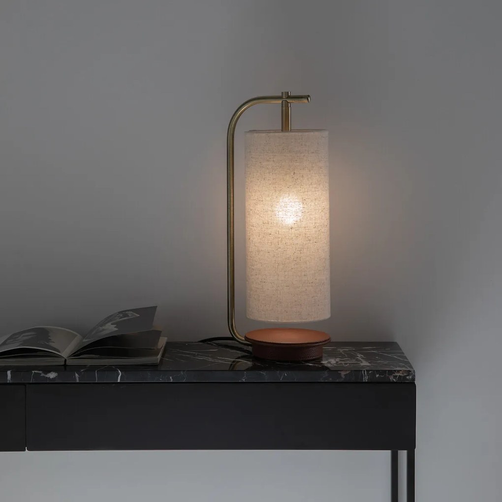 Lamp in linnen en simili, Yob