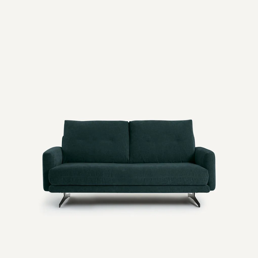 2-zitsbank in chenille fluweel, Delicato