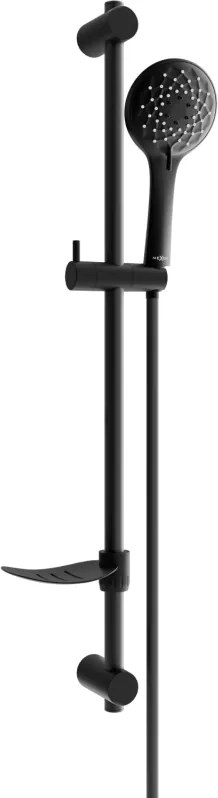 Mexen DF74 verstelbare doucheset, zwart - 785744582-70