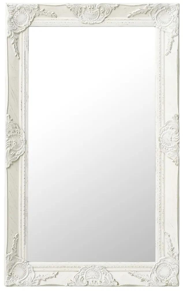vidaXL Wandspiegel barok stijl 50x80 cm wit
