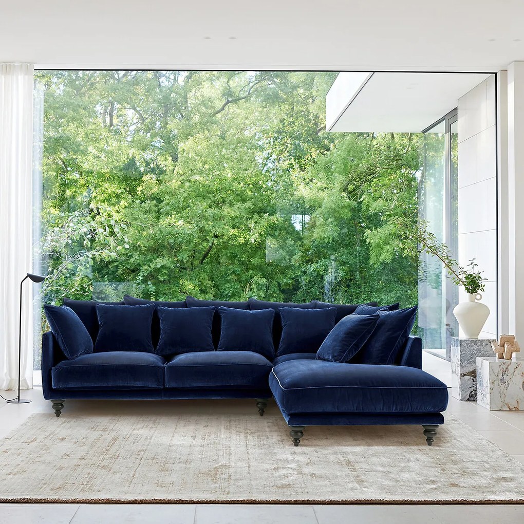 Fluwelen hoekbank, LAZARE