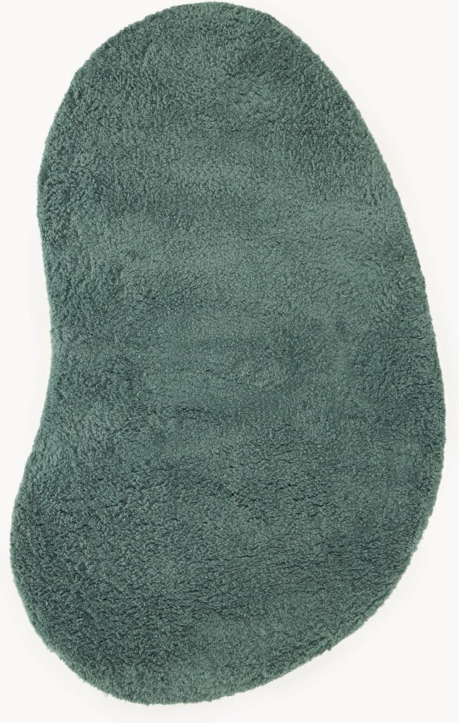 Langpolig vloerkleed Tully met organische vorm