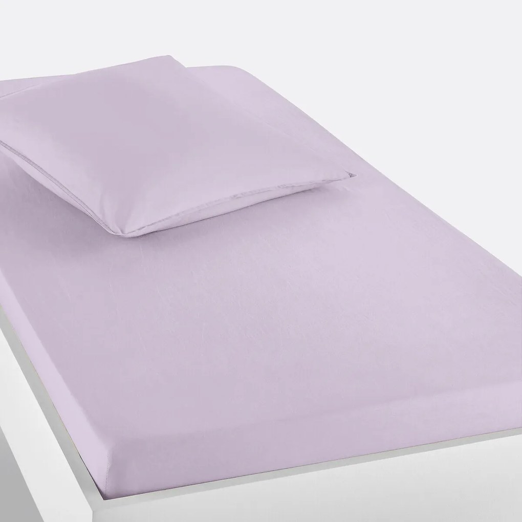 Effen hoeslaken in gewassen katoen, Scenario