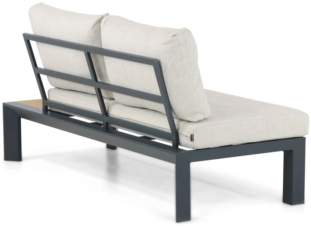 Loungeset 5 personen Aluminium Grijs Lifestyle Garden Furniture Navarra
