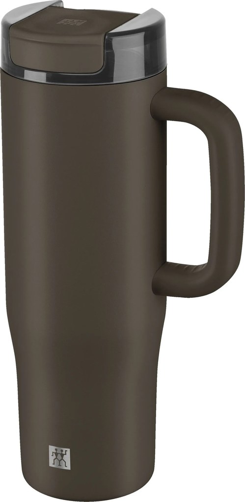 ZWILLING Thermo Plus Thermobeker met rietje, 900 ml, Roestvrij staal, Chocolade - Thermo Plus - ZWILLING