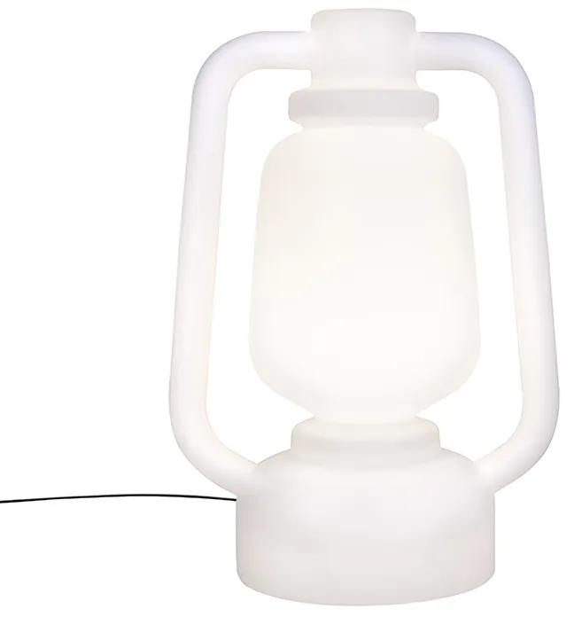 Buitenlamp Vloerlamp wit 110 cm IP44- Storm Extra Large Design, Modern E27 IP44 Buitenverlichting rond