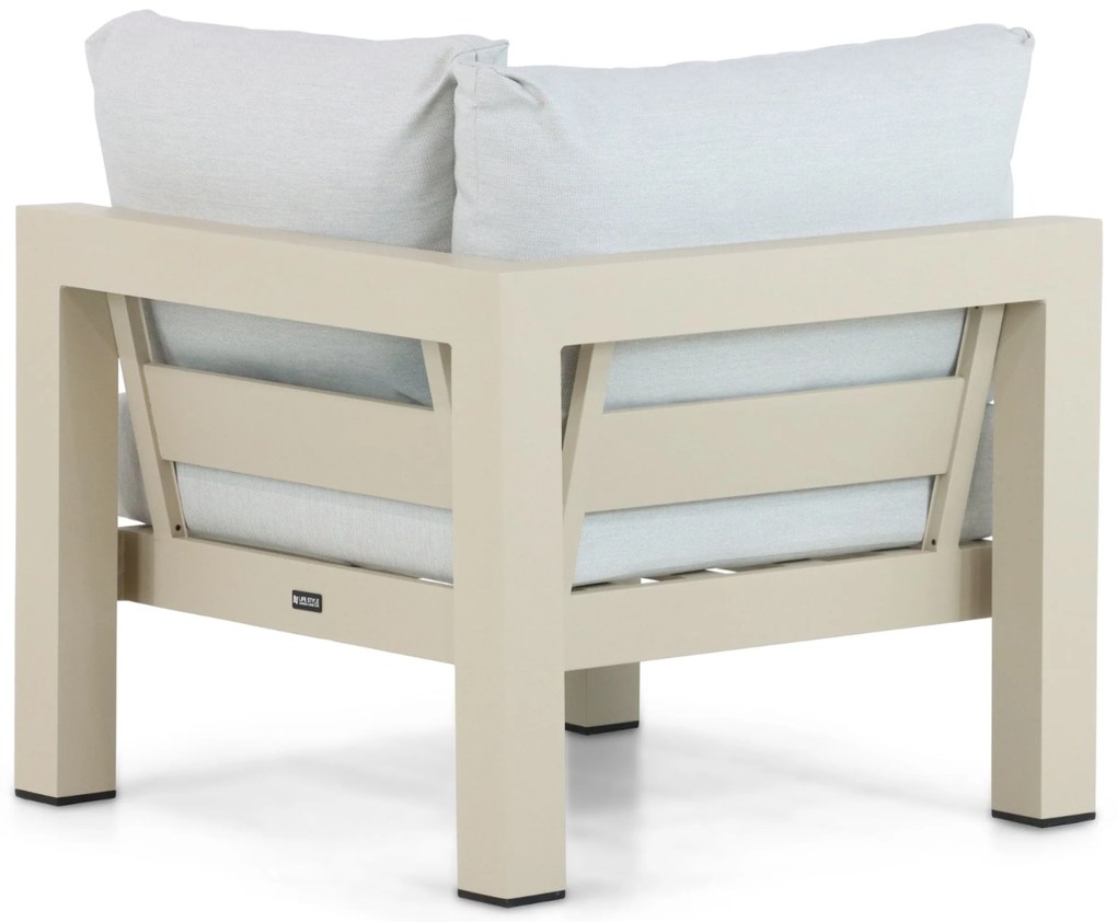 Hoek loungeset 5 personen Aluminium Taupe Lifestyle Garden Furniture Luca