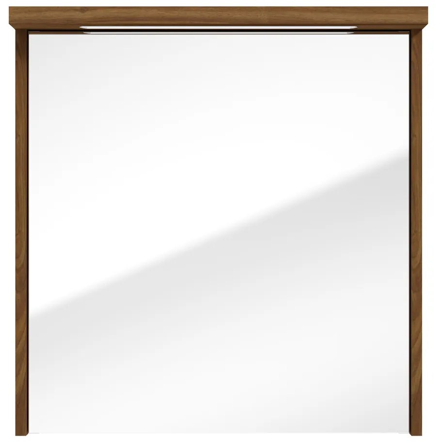 Fontana Grado spiegelkast met verlichting 60cm 1 deur walnoot