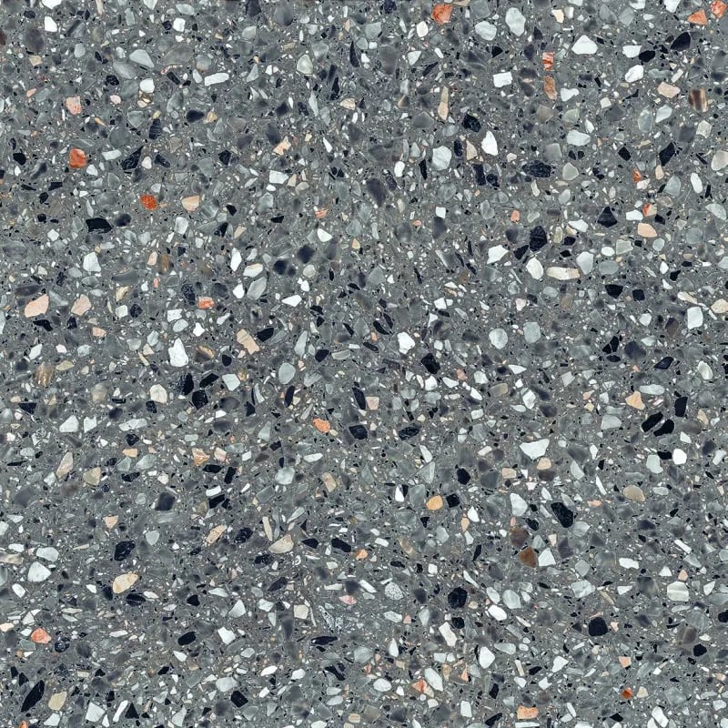 Jabo Medley Antracite terrazzo vloertegel 60x60cm gerectificeerd