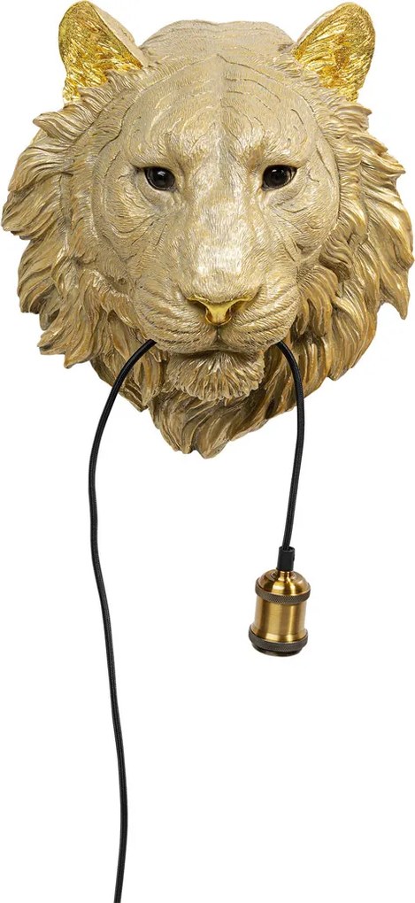 Gouden Tijger Wandlamp