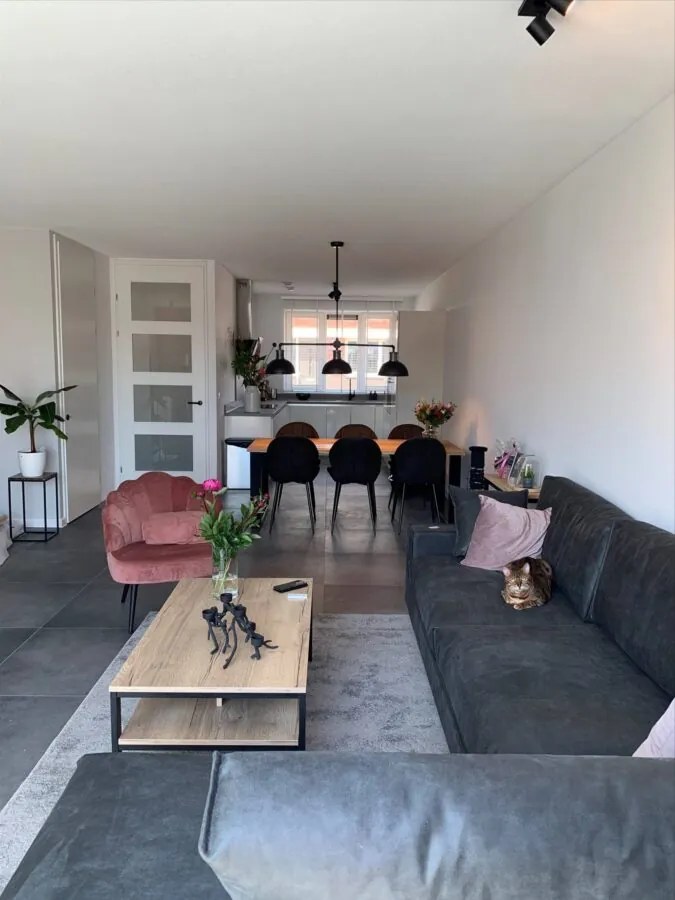 Vloertegel 30x60 Cm Betonlook Antraciet DC90