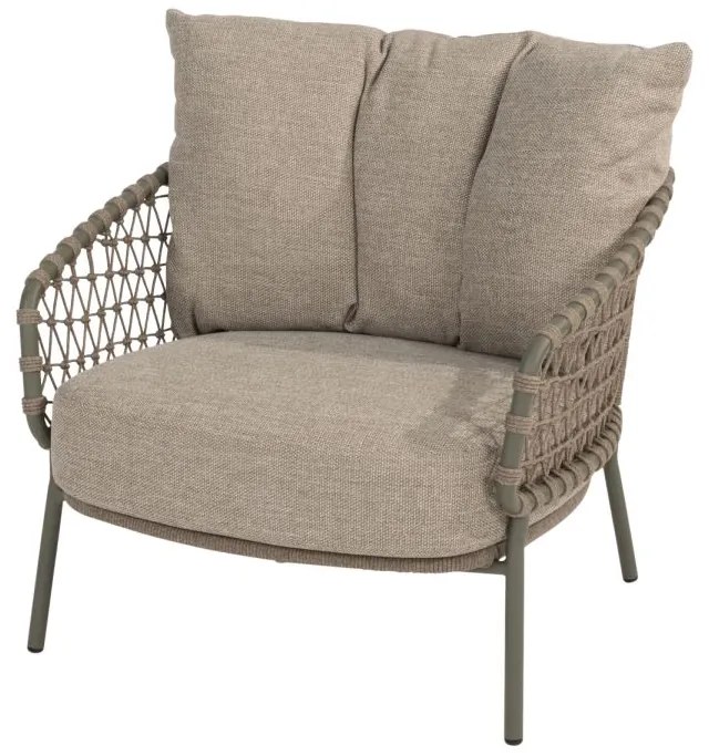 4 Seasons Outdoor Jura loungeset olijfgroen Loungeset groen weerbestendig