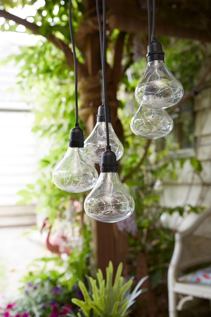 Luxform Batterij Tuin Hanglamp Bubbles 5-lichts