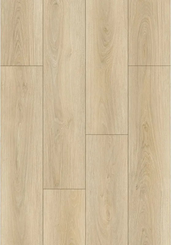 Mexen Kinston vinylpanelen 1240 x 182 mm SPC 6,5 mm, IXPE onderlaag 1,5 mm, 4 V-voeg, Eik - F1057-1240-182-505-4V1-01