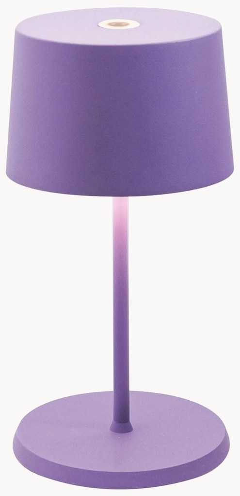 Kleine mobiele LED-tafellamp Olivia Pro, dimbaar
