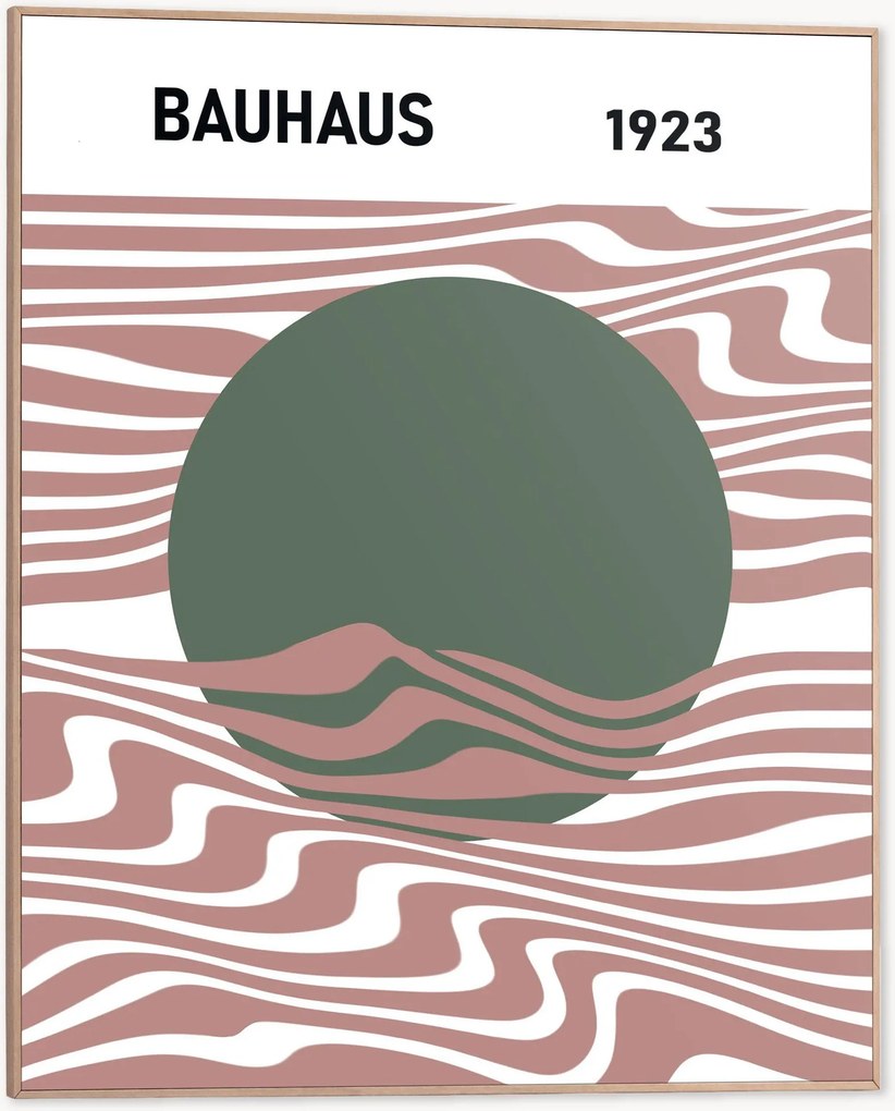 Ingelijste digitale print Bauhaus