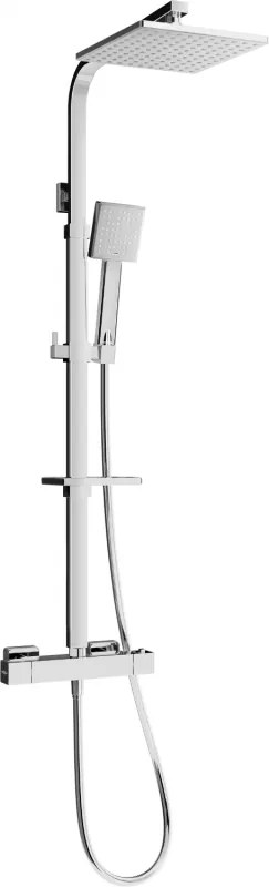 Mexen CQ45 opbouw doucheset met regendouche en thermostatische kraan, chroom - 772504595-00