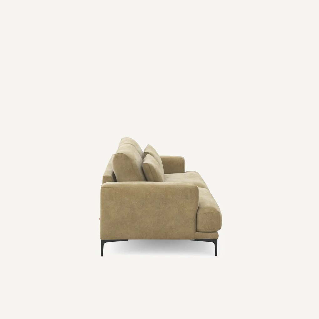 3-zits sofa in stonewashed fluweel, Marsile