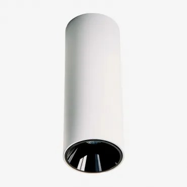 Opbouw Led Plafondlamp Rond Ø5,7 Cm Voor Buiten In Aluminium Luisiana Wit – Zwart & Wit Koud 4000k & 8 W & 38º - Sklum